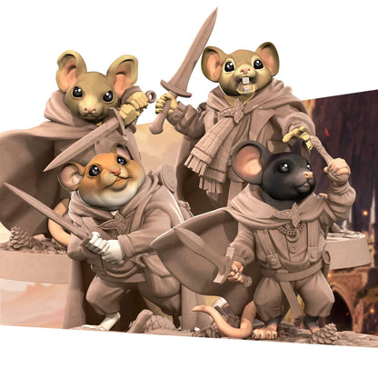 Mousefolk Explorer - Unpainted Miniature