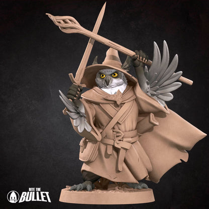 Owlfolk Explorer - Unpainted Miniature
