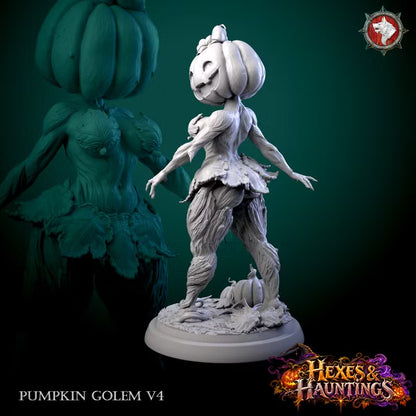 Pumpkin Golems | Hexes & Hauntings | Unpainted Miniature