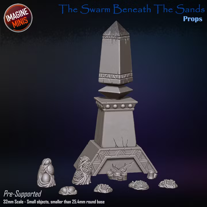Obelisk - Swarm Beneath Sands - Unpainted Miniature