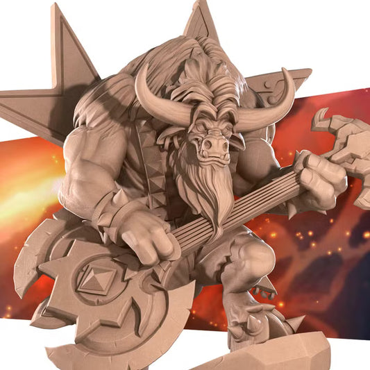 Minotaur Metal Head - Unpainted Miniature
