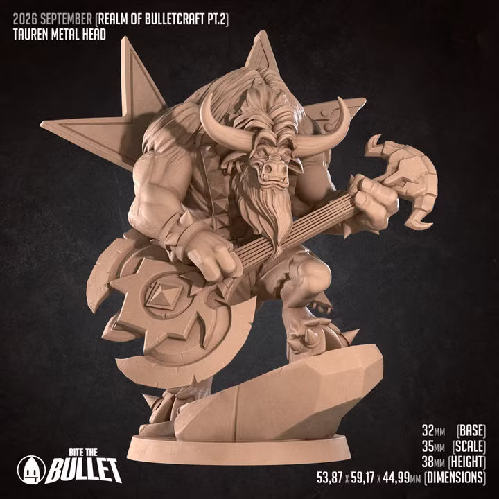 Minotaur Metal Head - Unpainted Miniature