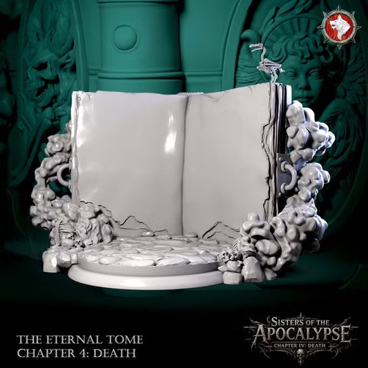 The Eternal Tome: Death | Diorama Base | Unpainted Miniature