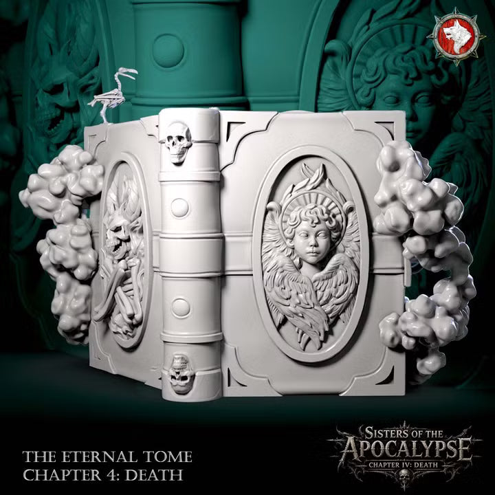 The Eternal Tome: Death | Diorama Base | Unpainted Miniature