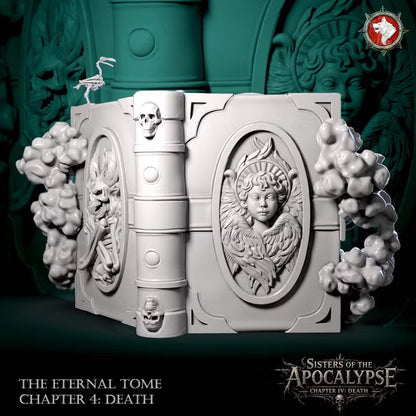 The Eternal Tome: Death | Diorama Base | Unpainted Miniature