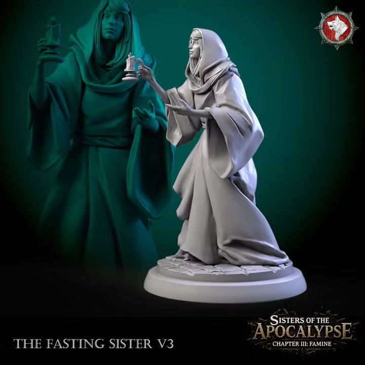 Fasting Sisters | Sisters of the Apocalypse: Famine | Unpainted Miniatures