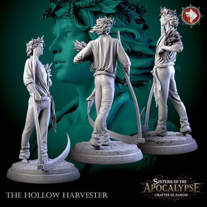 Hollow Harvester | Sisters of the Apocalypse: Famine | Unpainted Miniatures