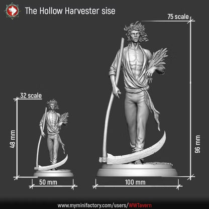 Hollow Harvester | Sisters of the Apocalypse: Famine | Unpainted Miniatures