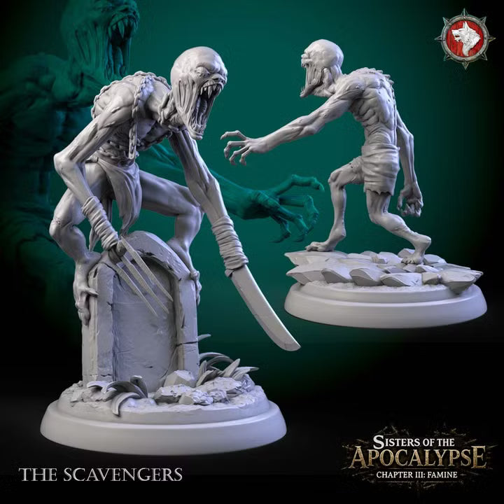 Scavengers | Sisters of the Apocalypse: Famine | Unpainted Miniatures