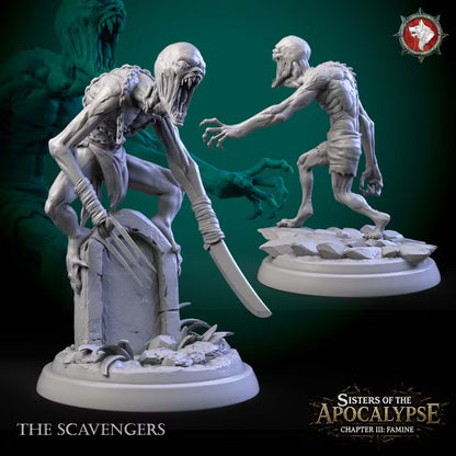 Scavengers | Sisters of the Apocalypse: Famine | Unpainted Miniatures