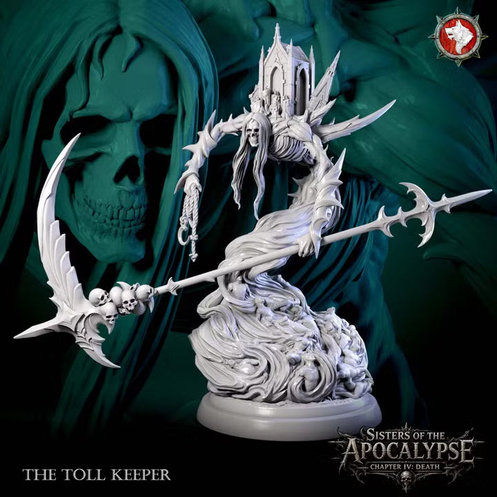 The Toll Keeper | Sisters of Apocalypse, Death | Unpainted Miniature