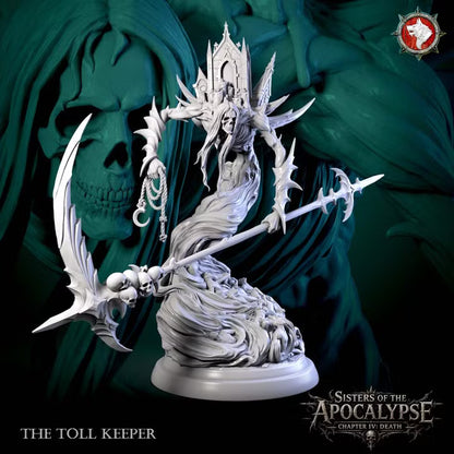 The Toll Keeper | Sisters of Apocalypse, Death | Unpainted Miniature