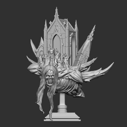 The Toll Keeper - Unpainted Miniature Bust