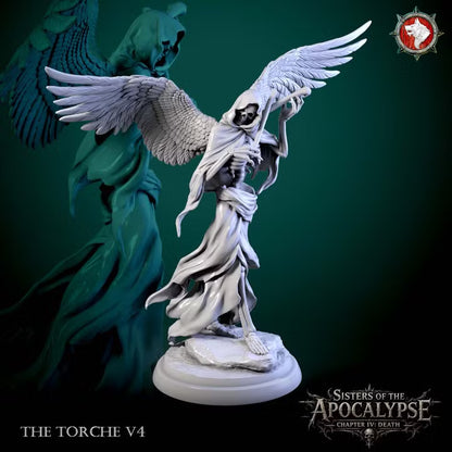 The Torches, Winged Skeletons | Sisters of Apocalypse, Death | Unpainted Miniature