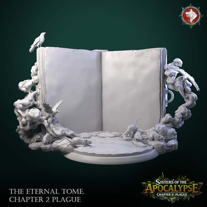 The Eternal Tome: Plague | Diorama Base | Unpainted Miniature