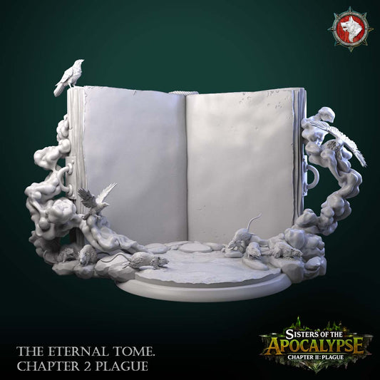 The Eternal Tome: Plague | Diorama Base | Unpainted Miniature