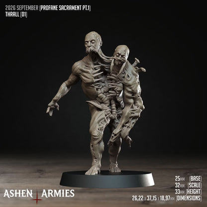 Thralls, Profane Sacrament - Bullet Crusade - Unpainted Miniature