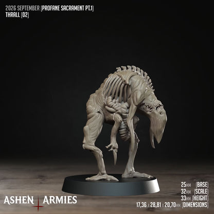Thralls, Profane Sacrament - Bullet Crusade - Unpainted Miniature