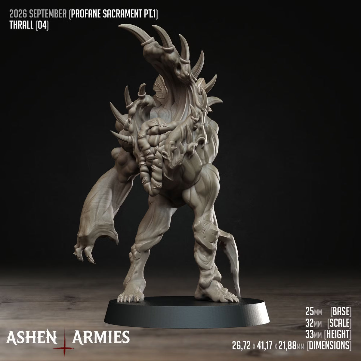 Thralls, Profane Sacrament - Bullet Crusade - Unpainted Miniature