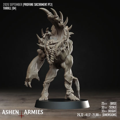 Thralls, Profane Sacrament - Bullet Crusade - Unpainted Miniature