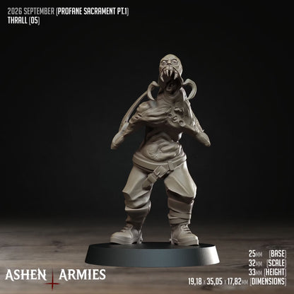 Thralls, Profane Sacrament - Bullet Crusade - Unpainted Miniature
