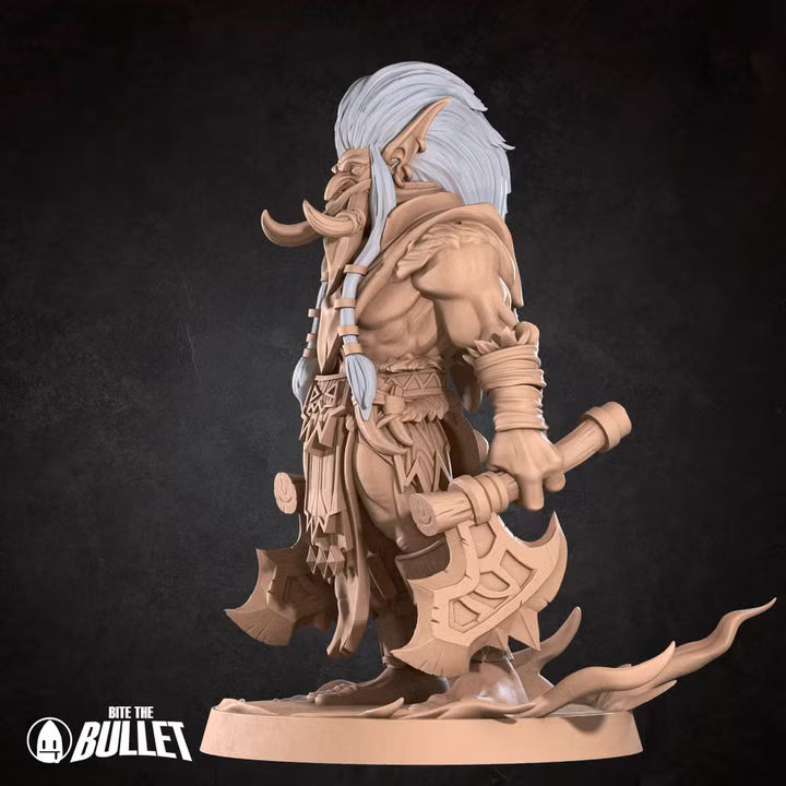 Troll Berserker, 2 Poses - Unpainted Miniature