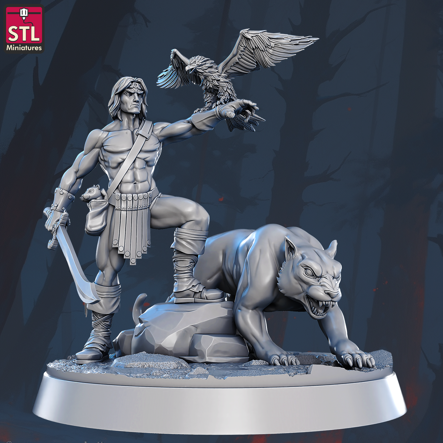 Beastmaster Set - Unpainted Miniatures