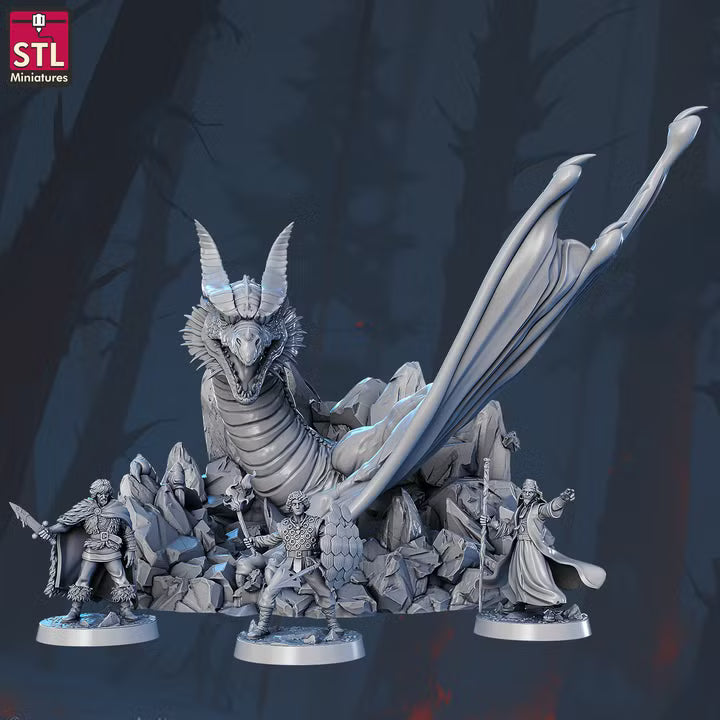 Dragonslayer Set - Unpainted Miniatures