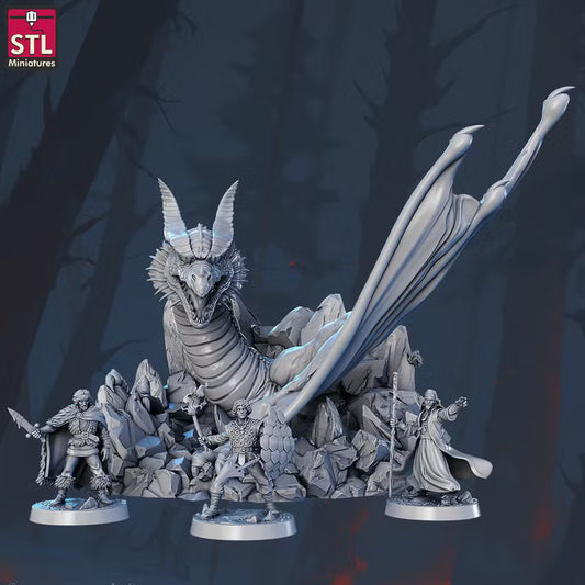 Dragonslayer Set - Unpainted Miniatures