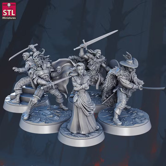 Highlander Set - Unpainted Miniatures