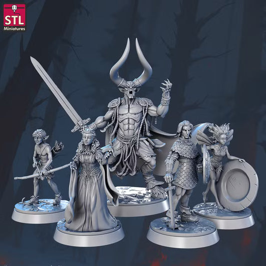 Legend Set - Unpainted Miniatures