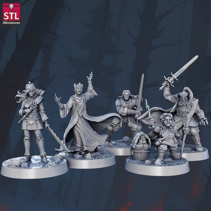 Willow Set - Unpainted Miniatures