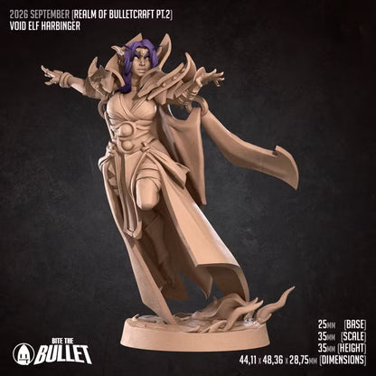 Void Elf Harbinger - Unpainted Miniature