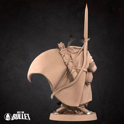 Wolf Folk Explorer - Unpainted Miniature