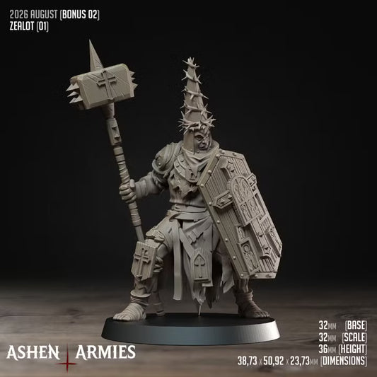Fanatics, Bleeding Procession - Bullet Crusade - Unpainted Miniature