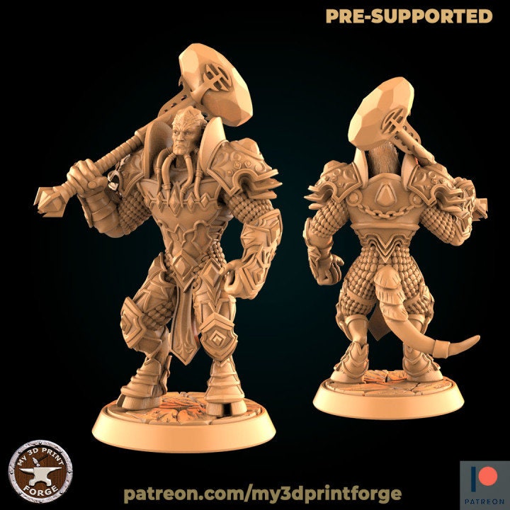 Draenei Paladin - Unpainted Miniature