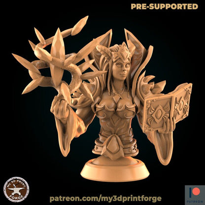 Draenei Mage - Unpainted Miniature