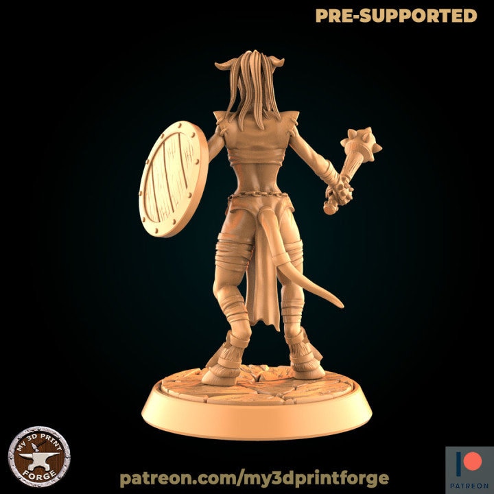 Draenei Paladin - Unpainted Miniature