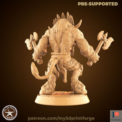 Minotaur Chieftain - Unpainted Miniature