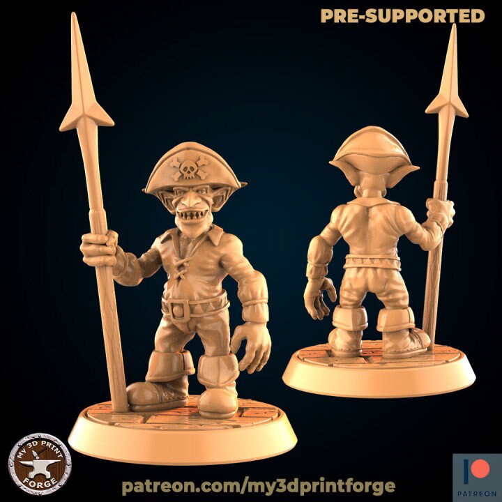 Goblin Pirate - Unpainted Miniature