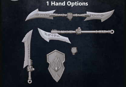 Dragonkin Guard - 32mm Scale - Unpainted Miniature for DnD, Pathfinder, Tabletop RPGs - Imagine Minis