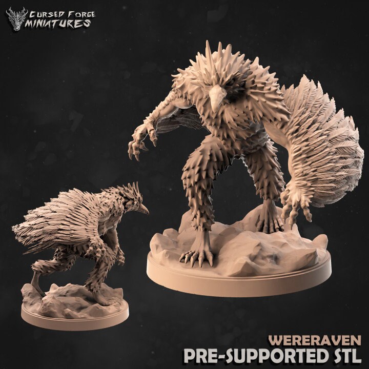 Wereraven - Unpainted Miniature