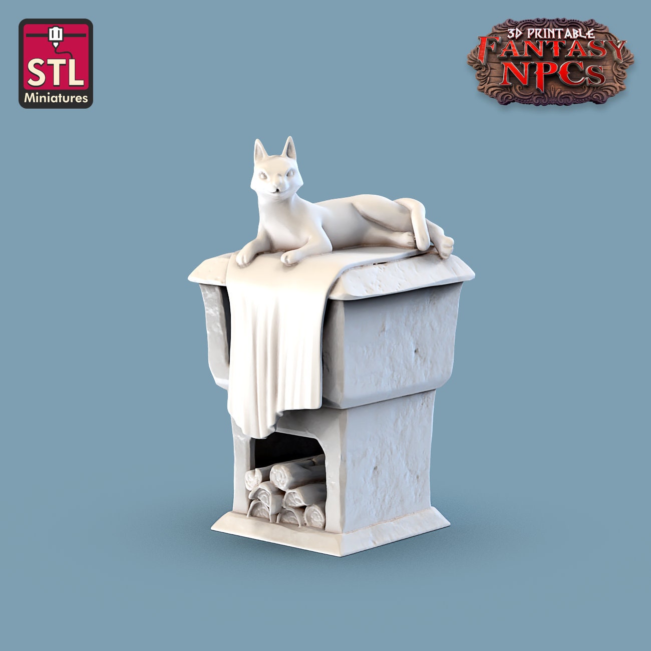 Potter Set - 32mm Scale - Unpainted Miniature