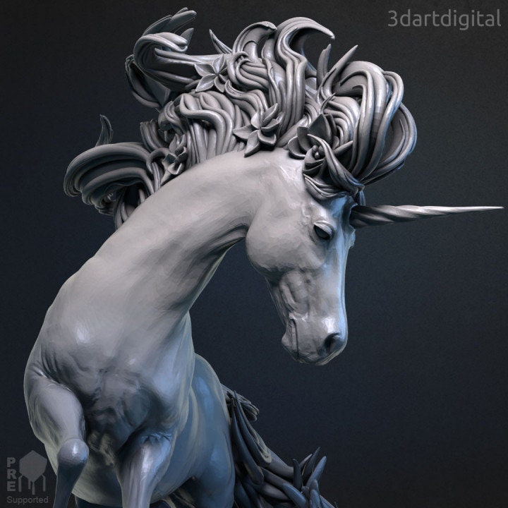 Unicorn - Unpainted Miniature