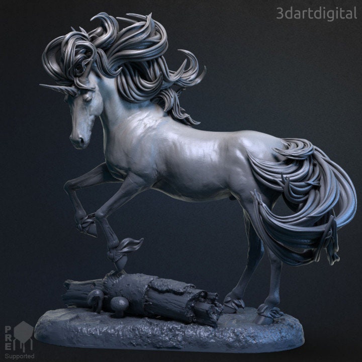 Unicorn - Unpainted Miniature