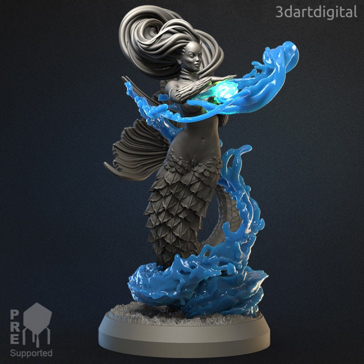 Urana Reefhome - Mermaid - Unpainted Miniature