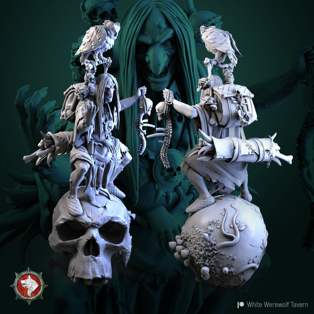 Ruth Braineater - Hag - Unpainted Miniature