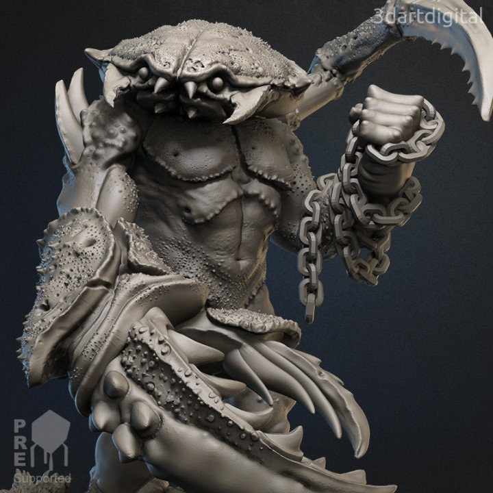 Bracyuron - Crab Monster - Unpainted Miniature