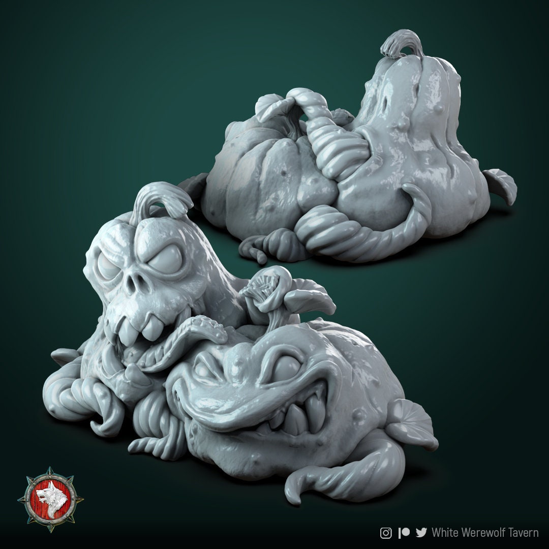 Pumpkin Mimics - Unpainted Miniature