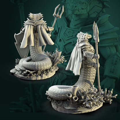 Naga Guardian - Unpainted Miniature
